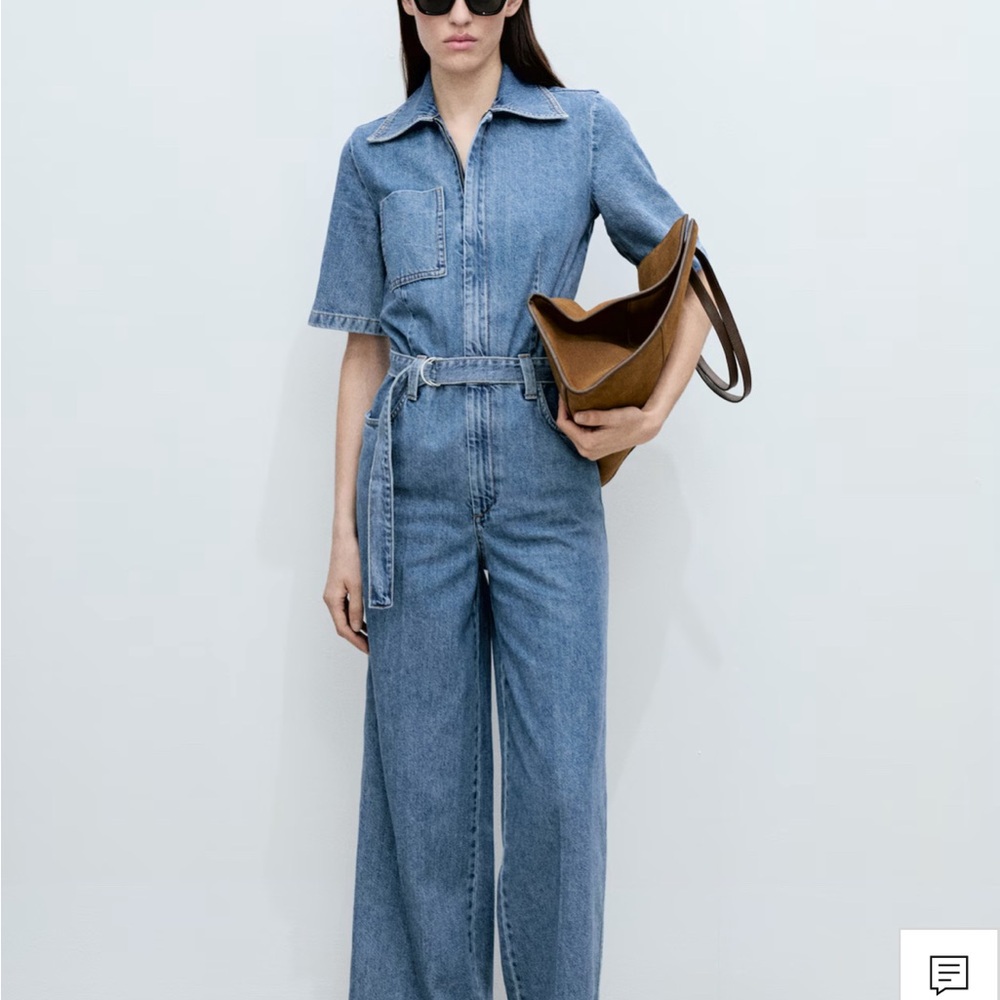 Women's Blue Denim Jumpsuit